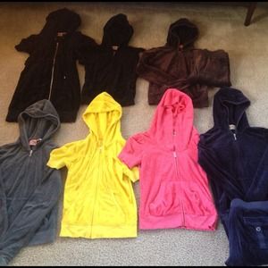 Juicy Couture zip ups!