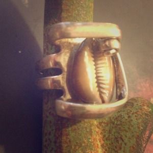 One-of-a-kind Seashell Ring.