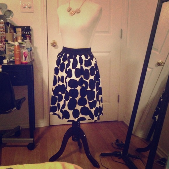 Polka dot skirt