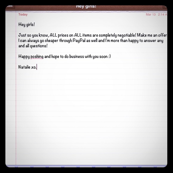 Make me an offer!