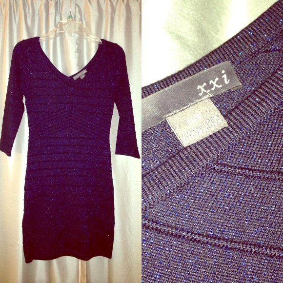 forever 21 navy blue dress