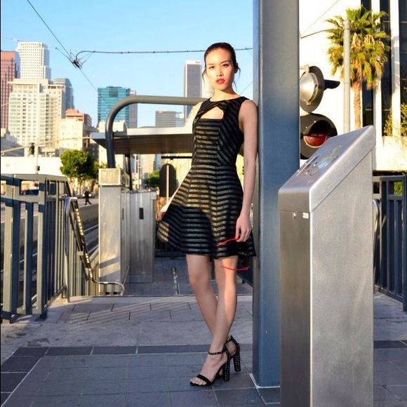 *SOLD IN BUNDLE* Studded cutout dress