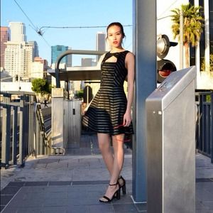 *SOLD IN BUNDLE* Studded cutout dress