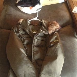 Guess brown winter coat