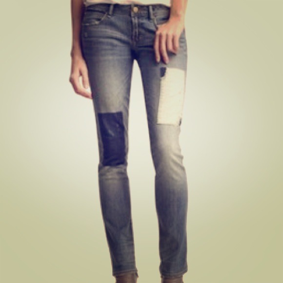 GAP Denim - Gap patch work jeans NWT women's size 29/8