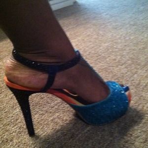 Bling around town in these colorful Platforms