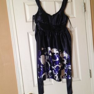 Blue and white Dress