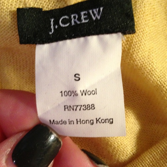 JCrew yellow wool beaded tank - Picture 3 of 3