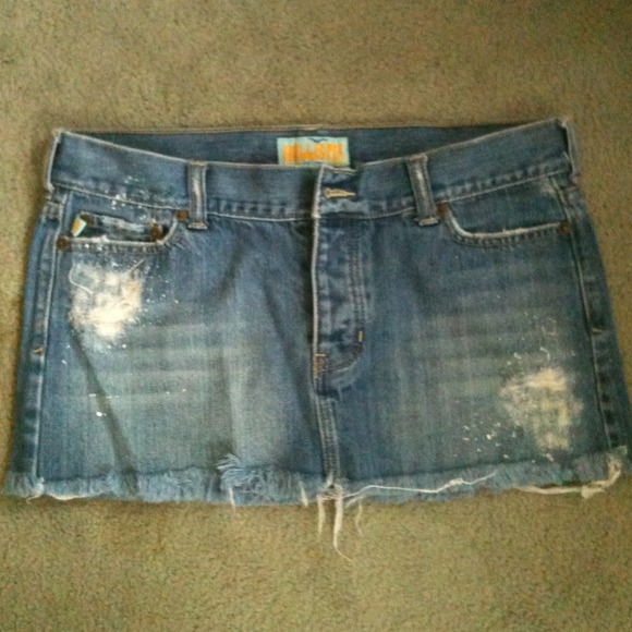 Hollister denim skirt size 7