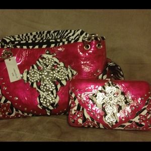 Bling purse and wallet!
