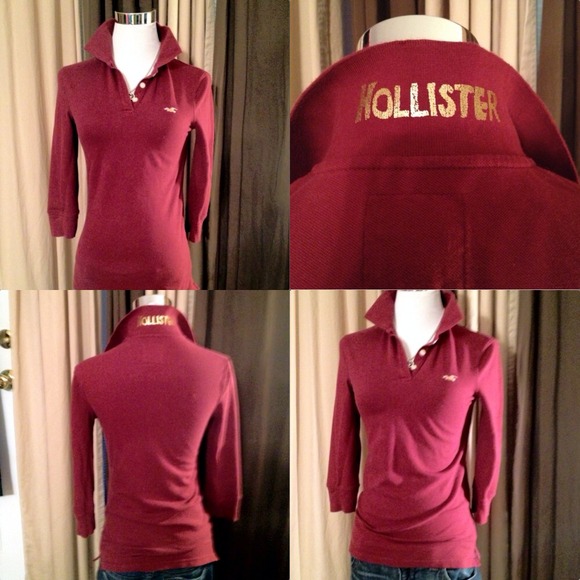 Hollister Quarter Length Collared Shirt - Picture 3 of 4