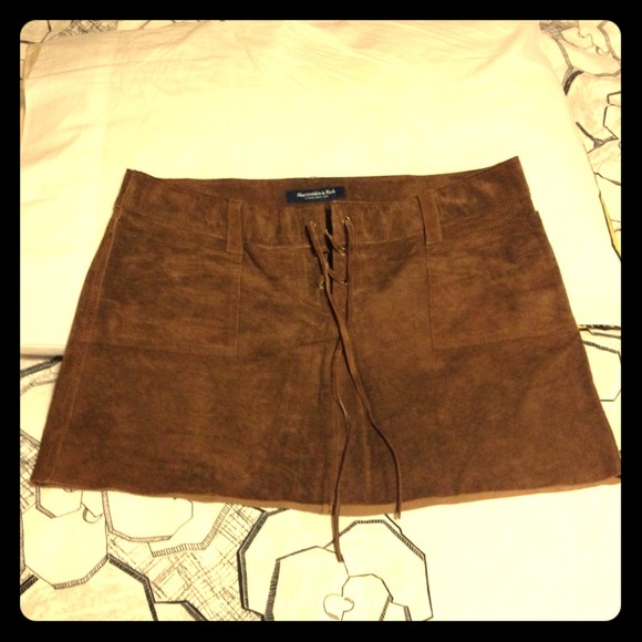Abercrombie suede mini skirt