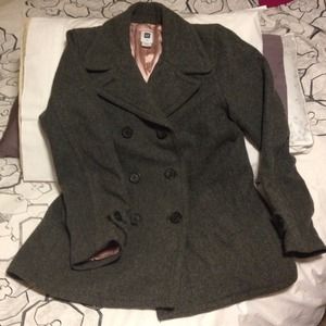 ❌RESERVED❌Gap gray wool peacoat