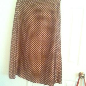 Brown and beige skirt