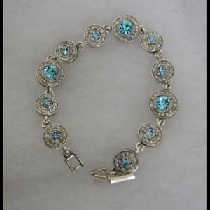 RESERVED FOR miz_jordan. blue crystal bracelet