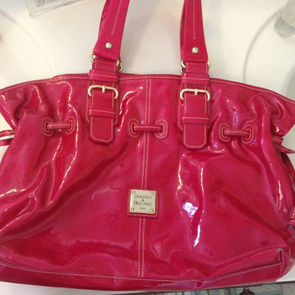 ***SOLD***  Hot pink Dooney & Bourke
