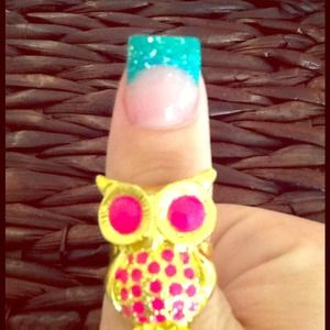 Owl couture ring