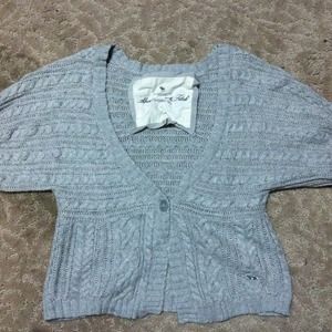 Abercrombie and Fitch crop short sleeve  sweater
