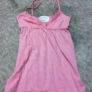 Red and white striped tank from a&f