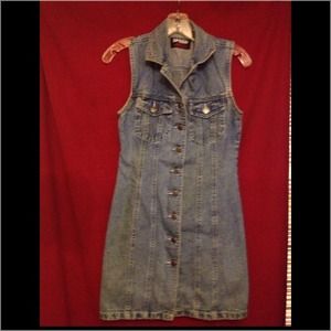 Retro jean dress