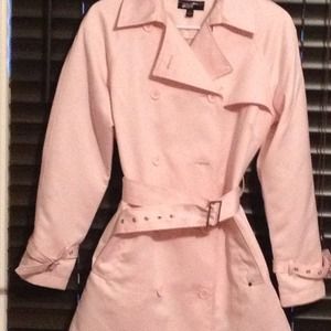 Pink lightweight trench coat!!