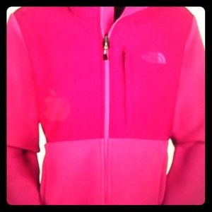 Hot pink north face !!!