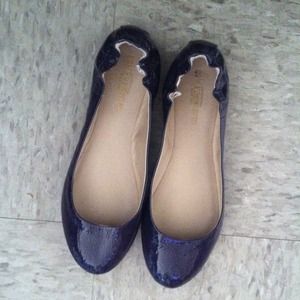 TRADED... purple flats