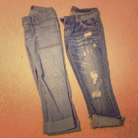 Two jean Capri pants! Ready for summer - Picture 1 of 4