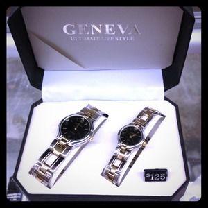 2 Silver/Gold/Black Watch's