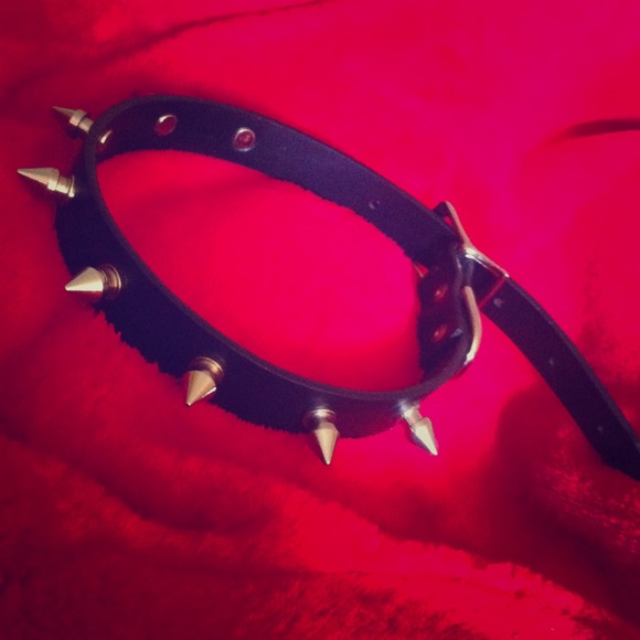 Spiked Choker Necklace Collar