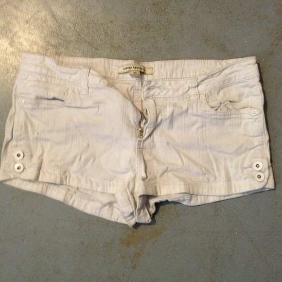 forever 21 white shorts