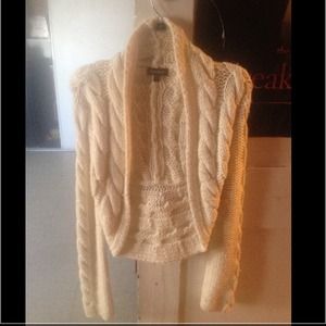 Beige crotchet cardigan by BEBE