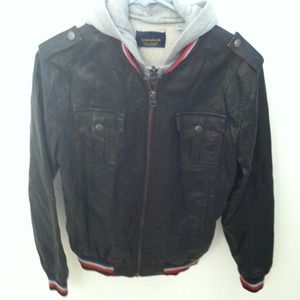 Zara faux leather jacket