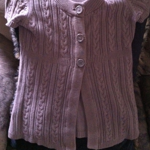 Short sleeve sweater top - Picture 2 of 2