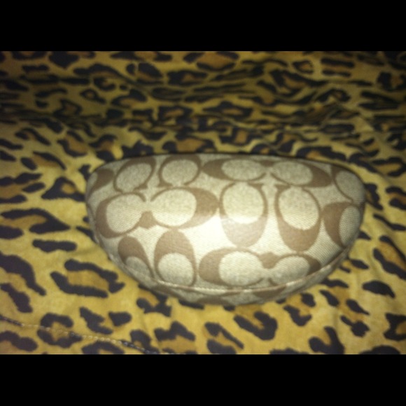 Coach sunglasses case:)