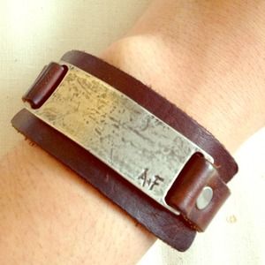 A&F leather bracelet