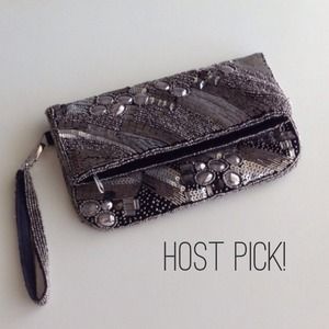 Forever 21 Bags - Sequin clutch with detachable wrist strap Forever 21 Bags - Sequin clutch with detachable wrist strap