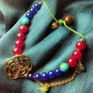 Handmade bracelet with real stones