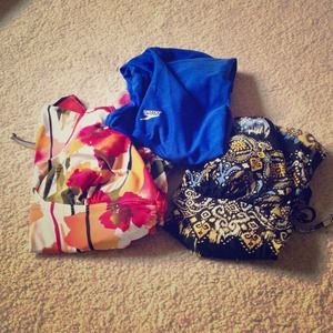 SOLD. Bundle for @cpdurana. Bathing suits