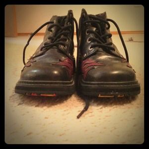 ❗Reduced❗ Harley Davidson leather lace ups!