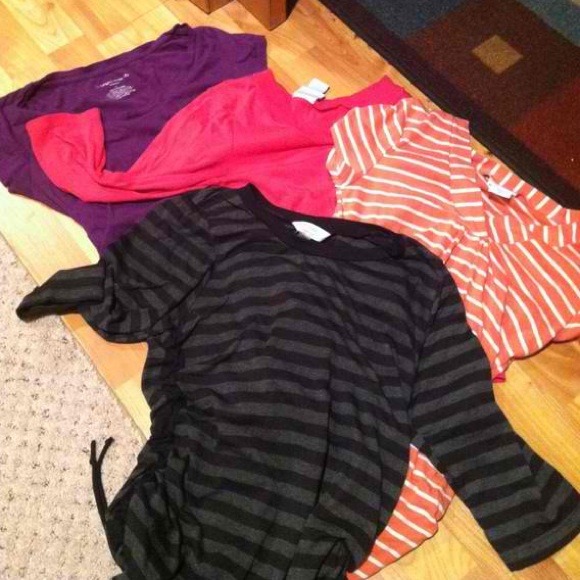 5 maternity shirts