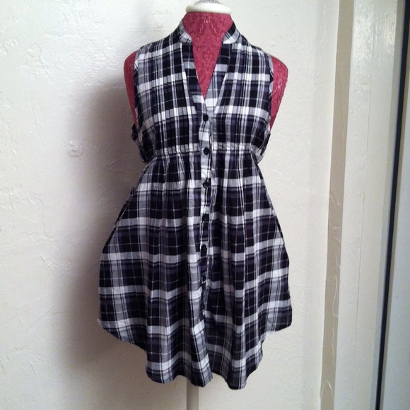 Reserved Hipster Grunge Plaid Dress