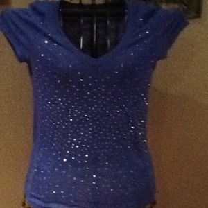 Cute sparkly purple shirt