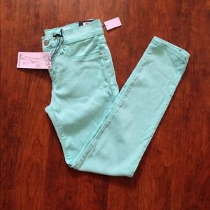 🔹REDUCED🔹gap legging jeans // aqua/teal // sz 6