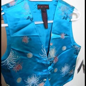REDUCED NWT Ralph Lauren satin vest
