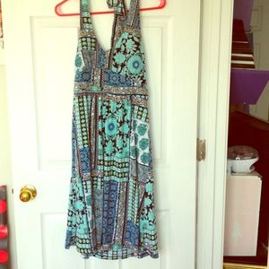 HOLD  Patterned Summer dress and blue dress