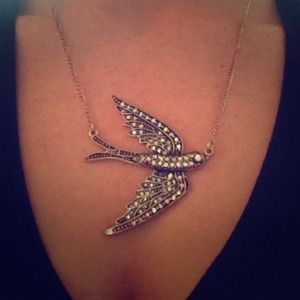 Silver sparrow necklace