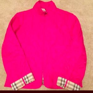 Pink Burberry Coat