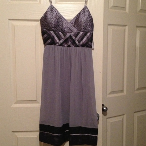 Beautiful Eliza J Pewter Dress size 10
