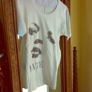 Reduced 👍Harlow Kate Moss white t shirt